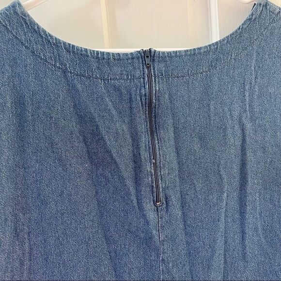 RedFox Distressed Denim Mini Dress - Picture 6 of 7